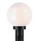 Westinghouse Fixture Post Top Outdoor Lantern 100W, Black Poly Glassobe Opal Acrylic 6123000 - alternate 7
